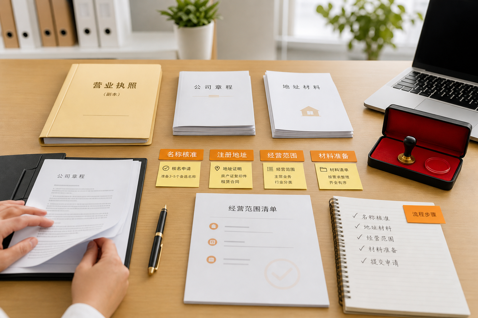 南京公司注册材料准备